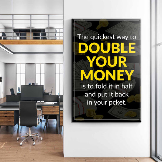 Double Your Money Canvas 