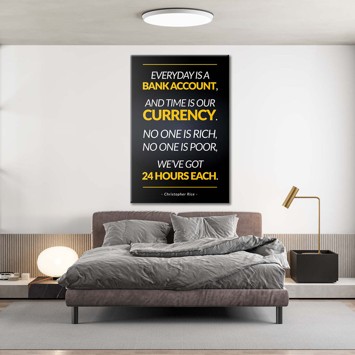 Everyday Is Bank Account Canvas 
