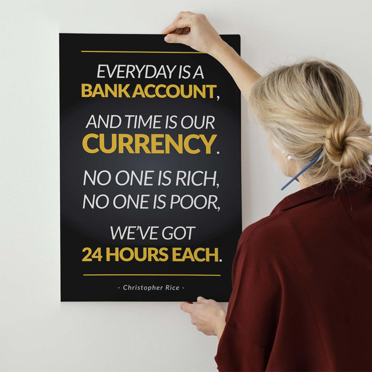 Everyday Is Bank Account Canvas 