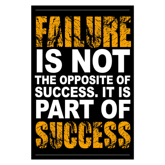 Failure Is Not Success Canvas 