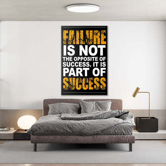 Failure Is Not Success Canvas 