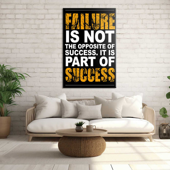 Failure Is Not Success Canvas 