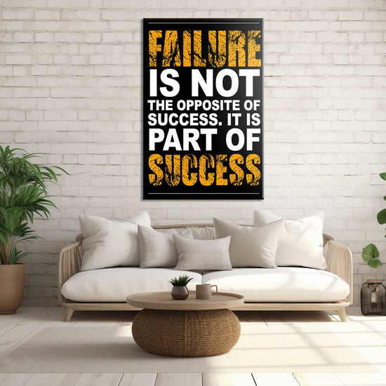 Failure Is Not Success Canvas 
