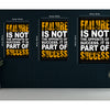Failure Is Not Success Canvas 