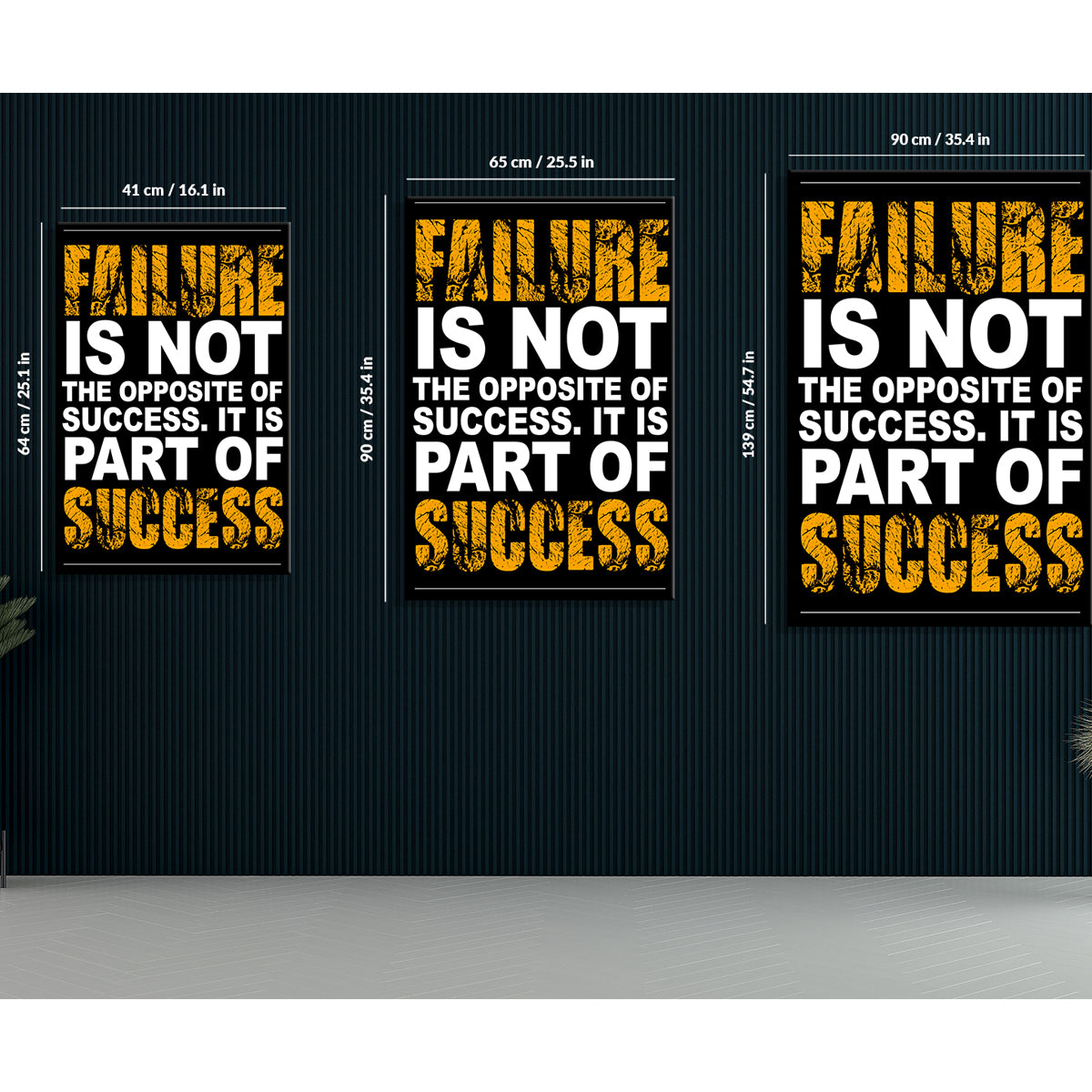 Failure Is Not Success Canvas 