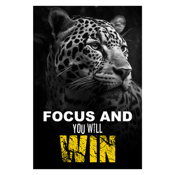 Focus And You Will Win Canvas 
