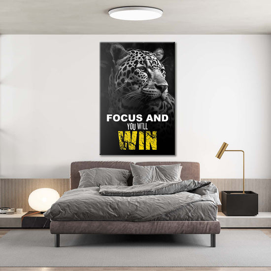 Focus And You Will Win Canvas 