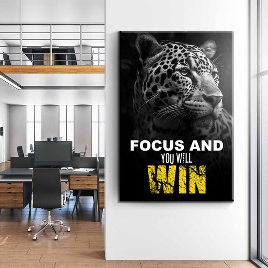 Focus And You Will Win Canvas 