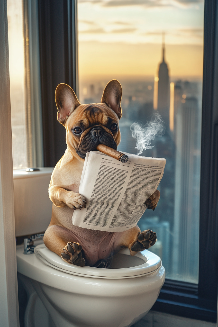 French Bull Dog Canvas