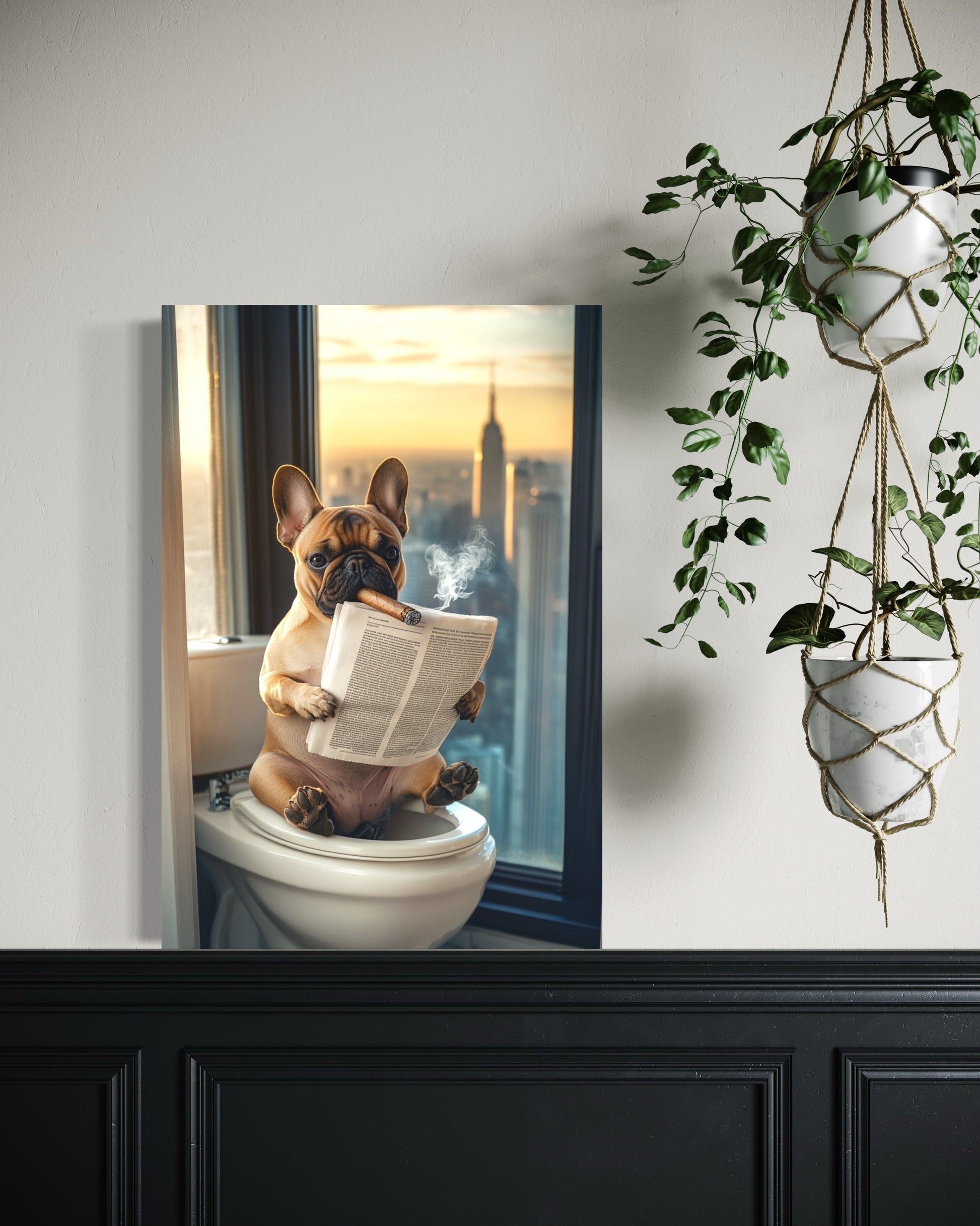 French Bull Dog Canvas