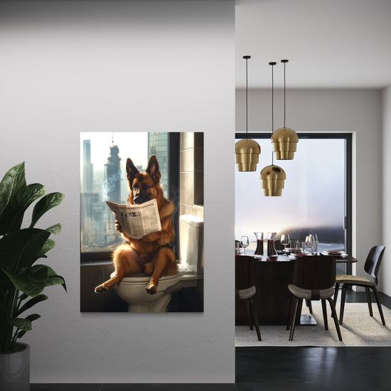 German Shepherd Canvas
