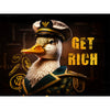 Get Rich Duck Trying Canvas 
