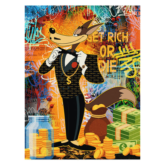 Get Rich Or Die Canvas 