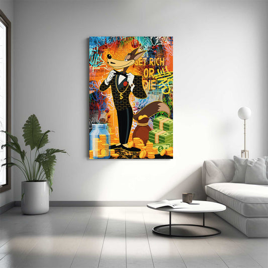 Get Rich Or Die Canvas 