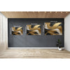 Golden Silence Abstract Canvas - Blanq Canvas