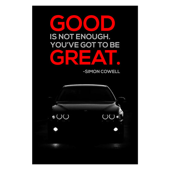 Good Is Not Enough Canvas 