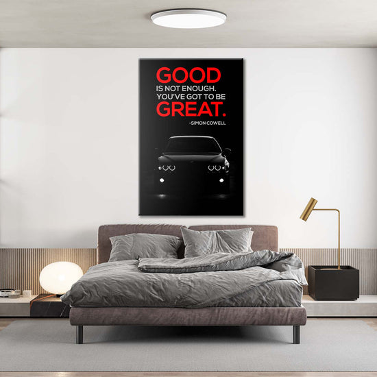 Good Is Not Enough Canvas 