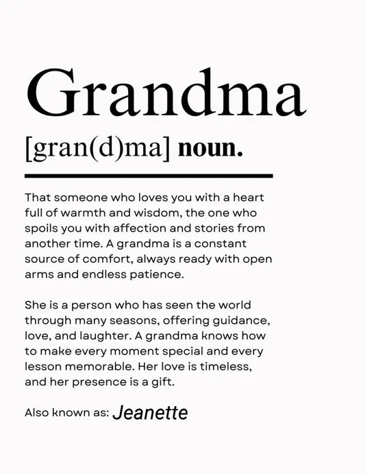 Grandma Canvas