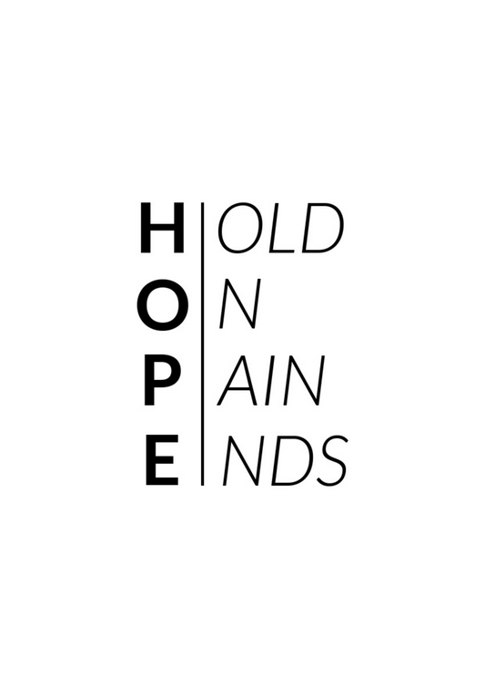 Hold On Pain Ends