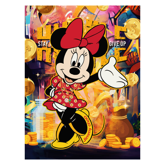 Hustle & Never Give Up Canvas 