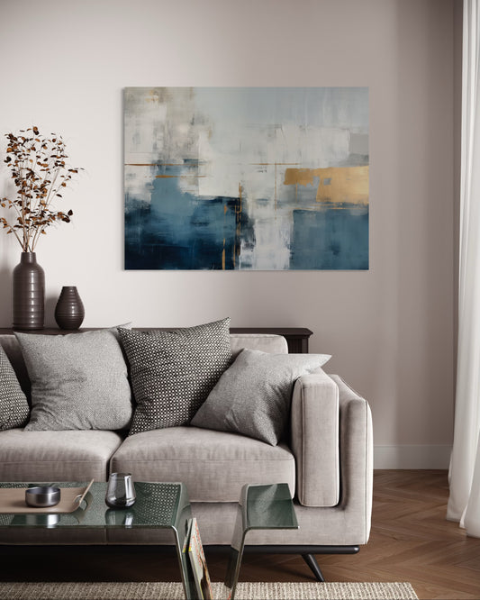 Golden Current Canvas