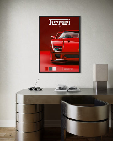 FERRARI F40 CANVAS-US