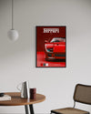 FERRARI F40 CANVAS-US