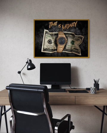 TIME IS MONEY CANVAS-US