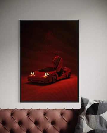 LAMBORGHINI COUNTACH CANVAS-US