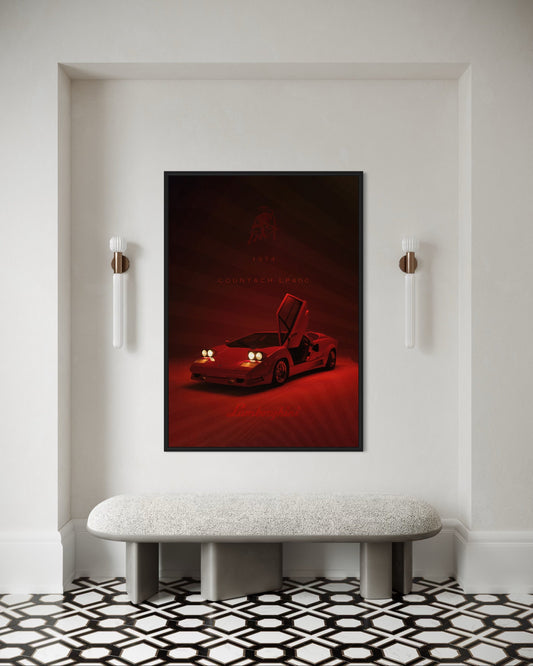 LAMBORGHINI COUNTACH CANVAS-US 2-US