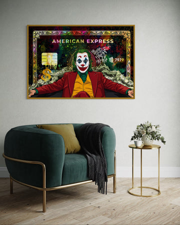 LIMITED EDITION - JOKER AMEX CANVAS - US
