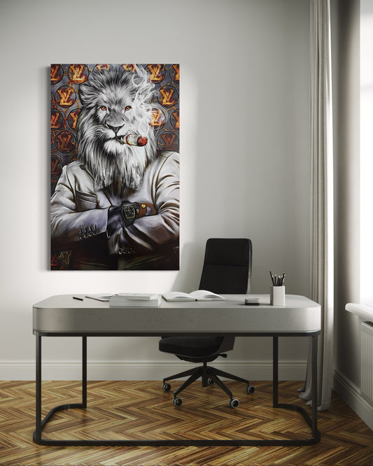 The Boss Lion - Blanq Canvas