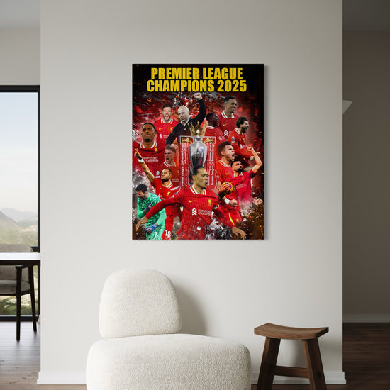 LIVERPOOL 2025 CHAMPIONS CANVAS 