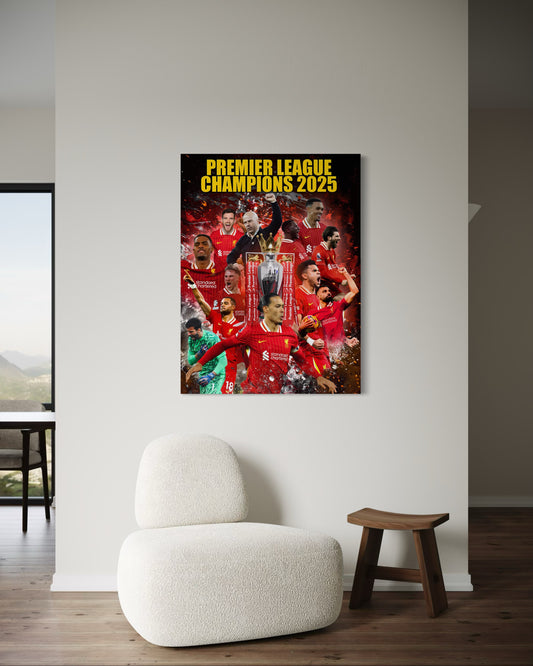 LIVERPOOL 2025 CHAMPIONS CANVAS 