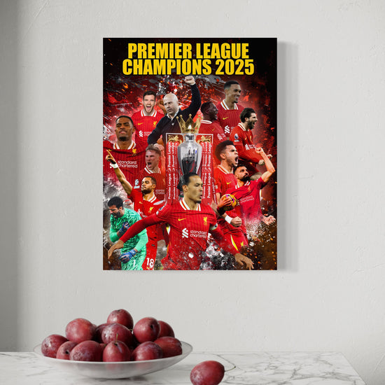 LIVERPOOL 2025 CHAMPIONS CANVAS 