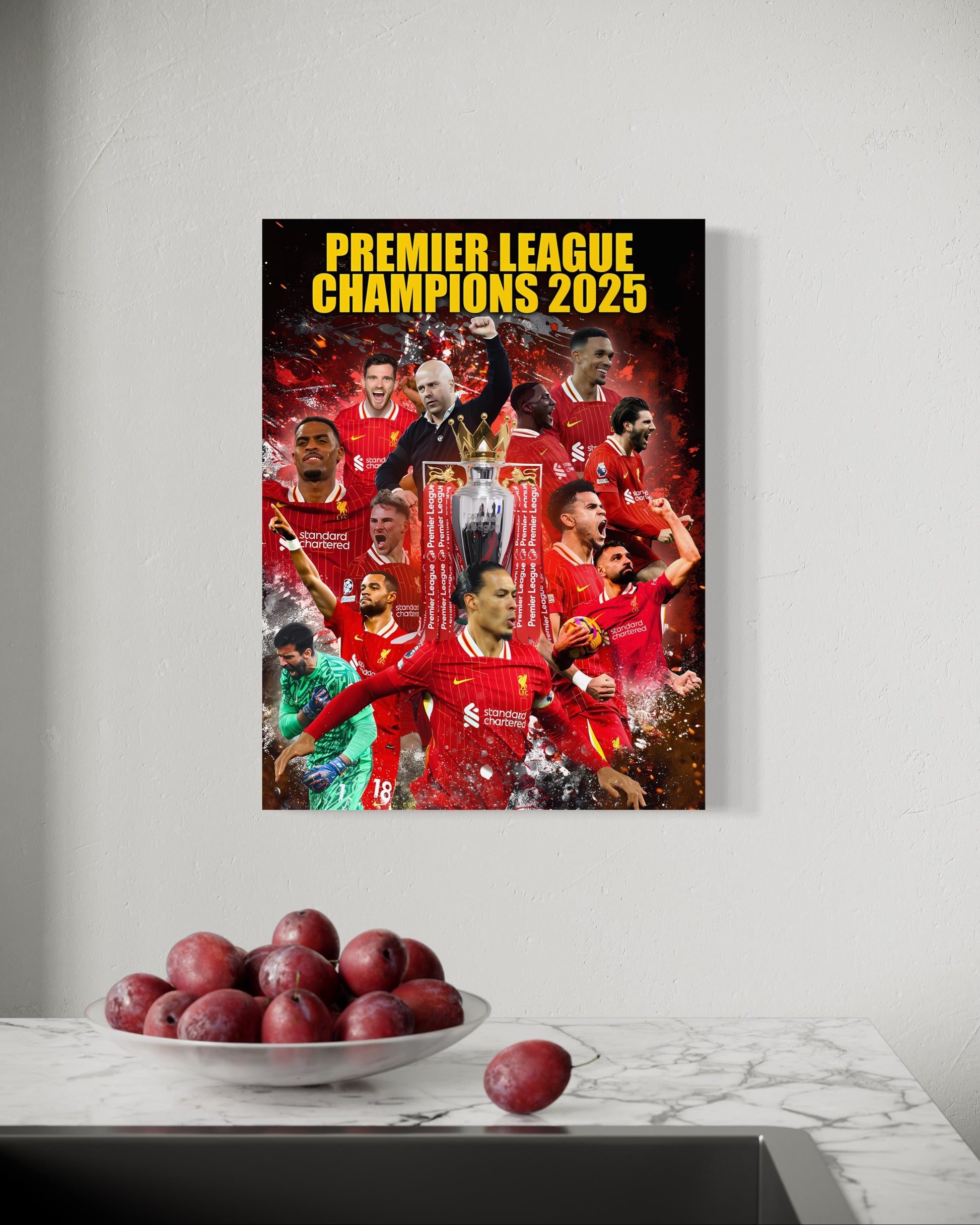 LIVERPOOL 2025 CHAMPIONS CANVAS 