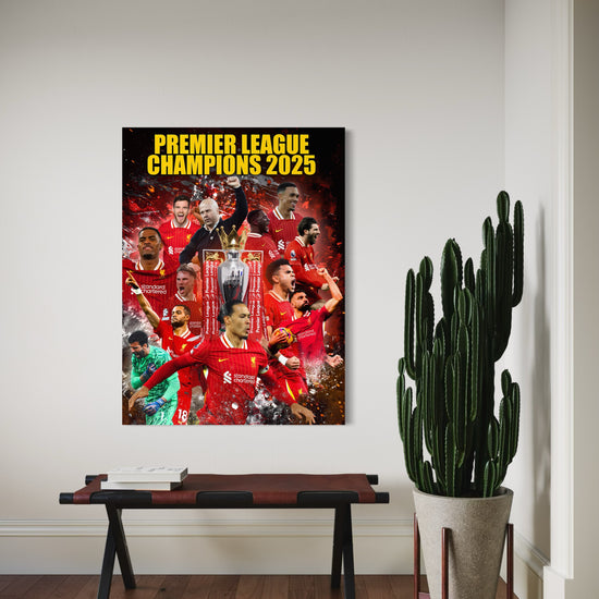 LIVERPOOL 2025 CHAMPIONS CANVAS 