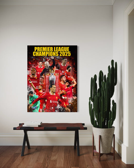 LIVERPOOL 2025 CHAMPIONS CANVAS 
