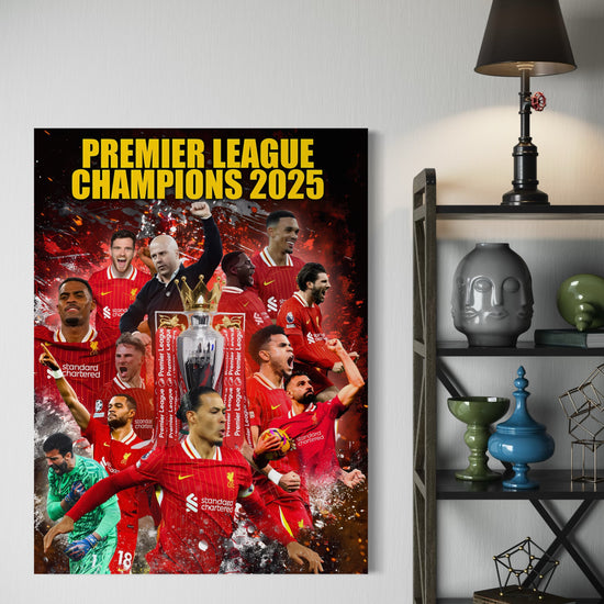LIVERPOOL 2025 CHAMPIONS CANVAS 