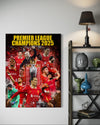 LIVERPOOL 2025 CHAMPIONS CANVAS 