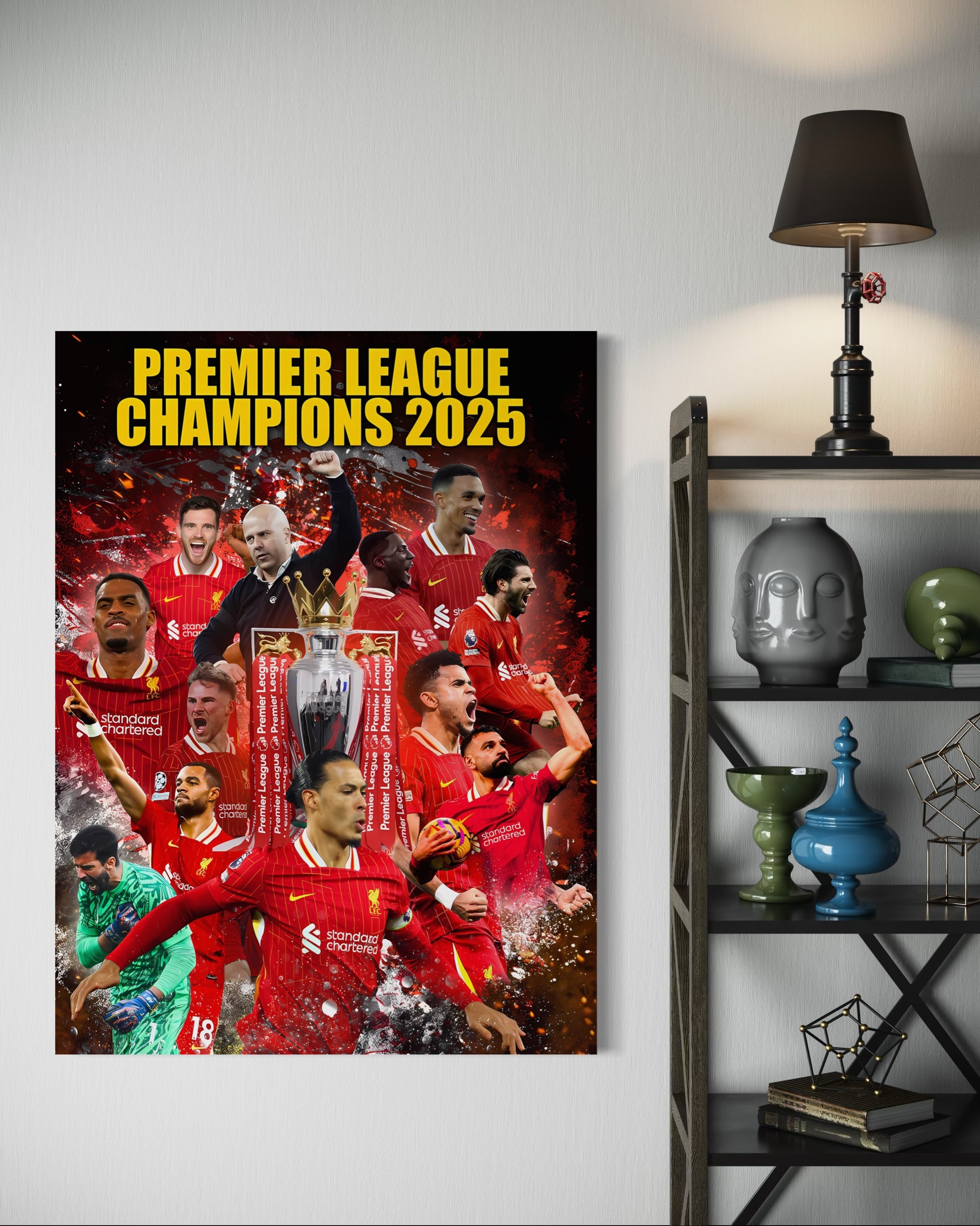 LIVERPOOL 2025 CHAMPIONS CANVAS 