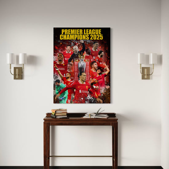 LIVERPOOL 2025 CHAMPIONS CANVAS 
