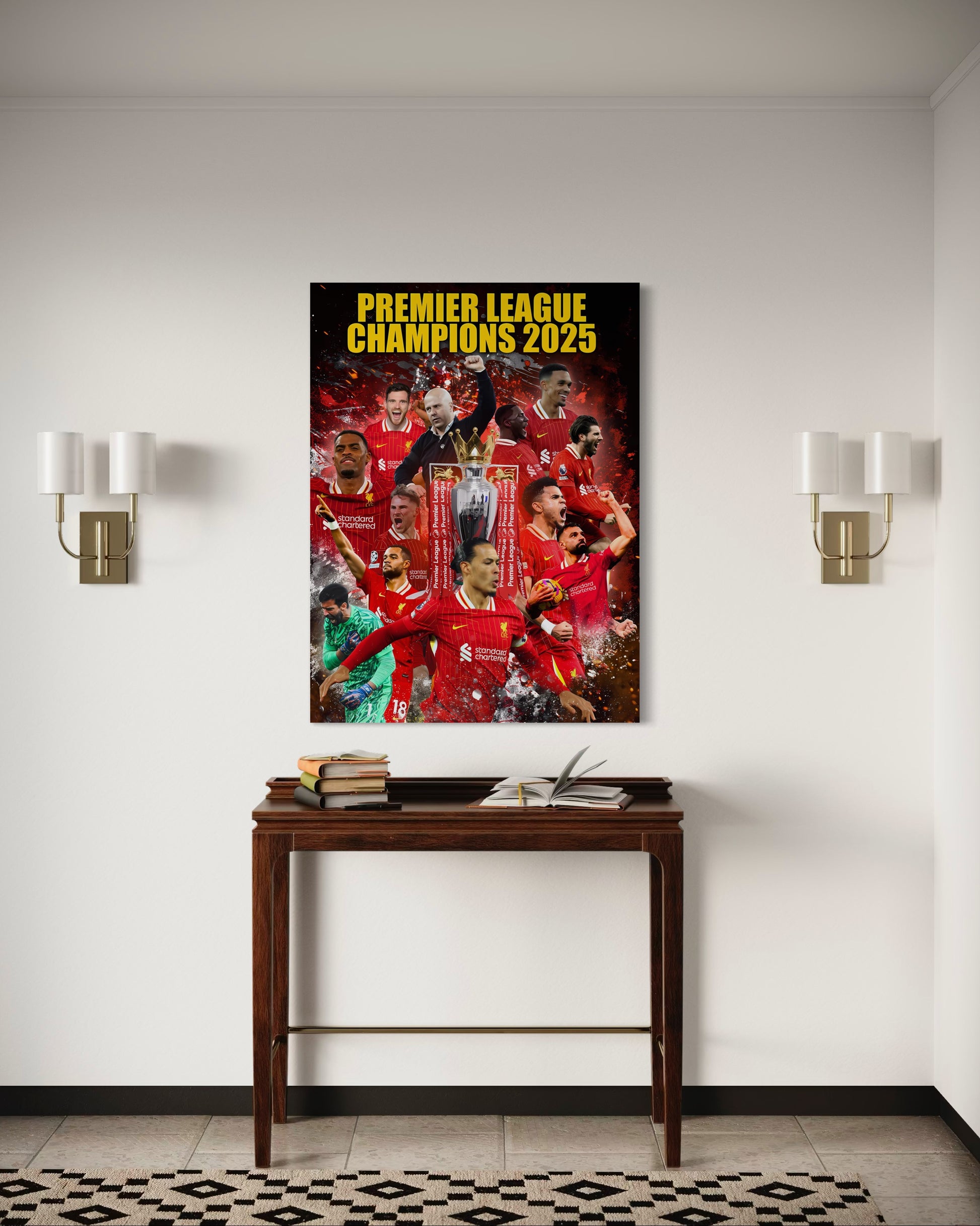 LIVERPOOL 2025 CHAMPIONS CANVAS 