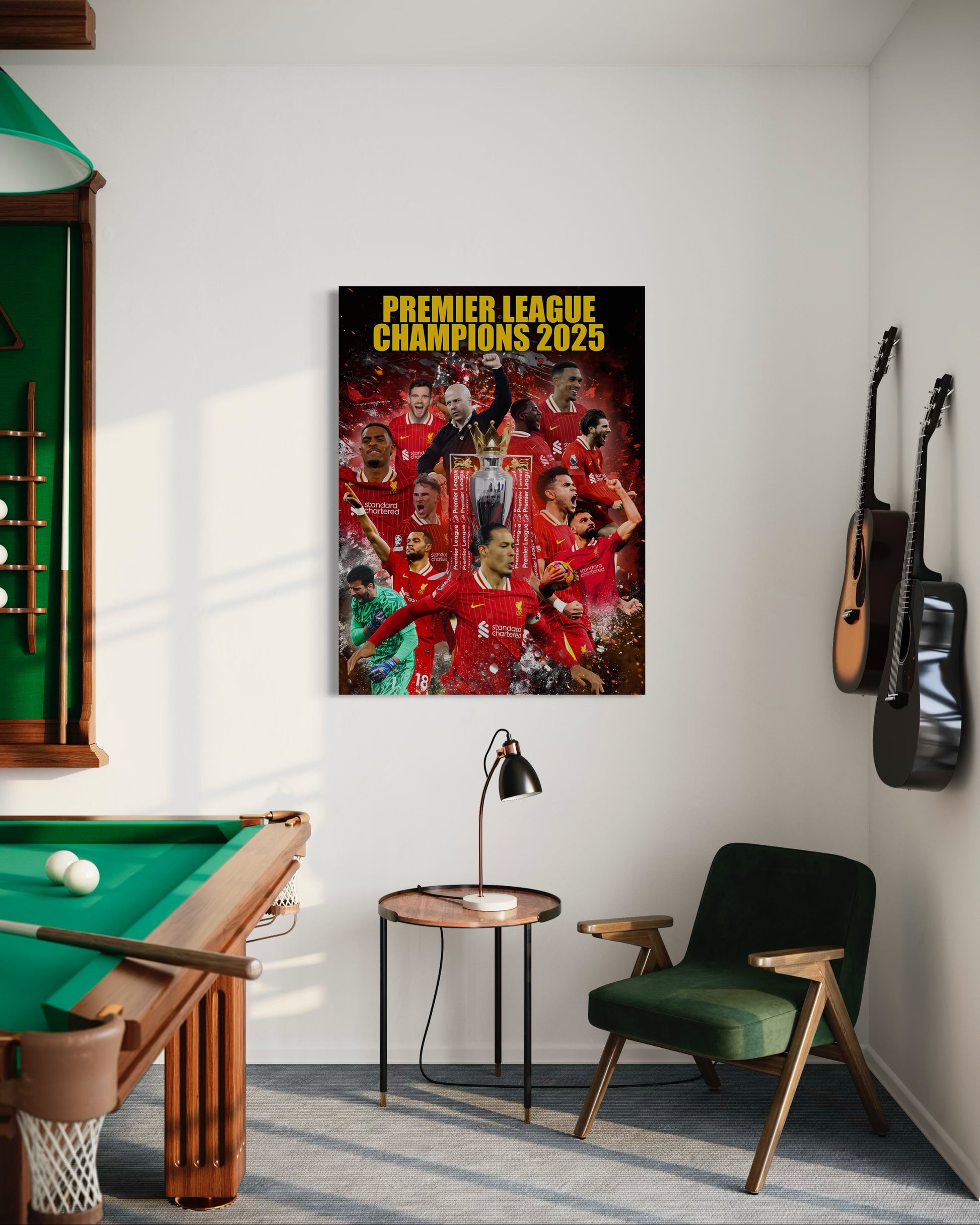 LIVERPOOL 2025 CHAMPIONS CANVAS 