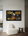 MONEY NEVER SLEEPS CANVAS