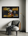 MONEY NEVER SLEEPS CANVAS