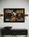 MONEY NEVER SLEEPS CANVAS-US