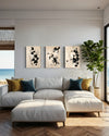 Inked Whispers Set of 3 Wall Art