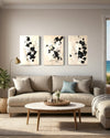 Inked Whispers Set of 3 Wall Art
