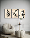 Inked Whispers Set of 3 Wall Art